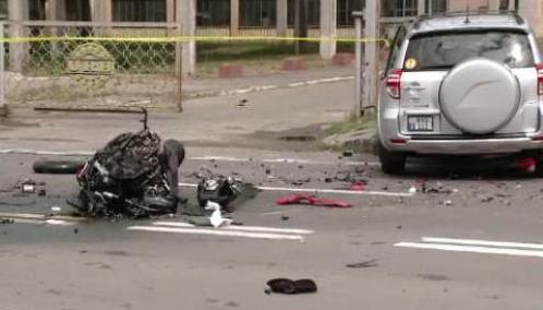 accident pe str 13 Decembrie