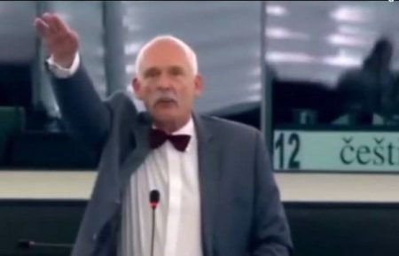 salut nazist in parlament UE