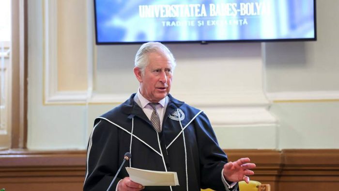 CHARLES a primit titlul de Dr. Honoris Causa CLUJ NAPOCA