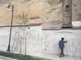 pictura murala sf ioan