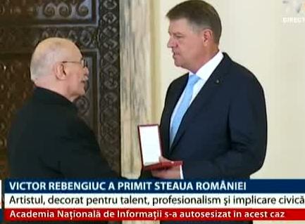 Victor Rebengiuc DECORAT DE iohannes