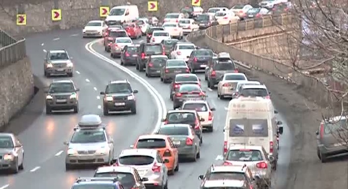 COLOANA MASINI -aglomeratie