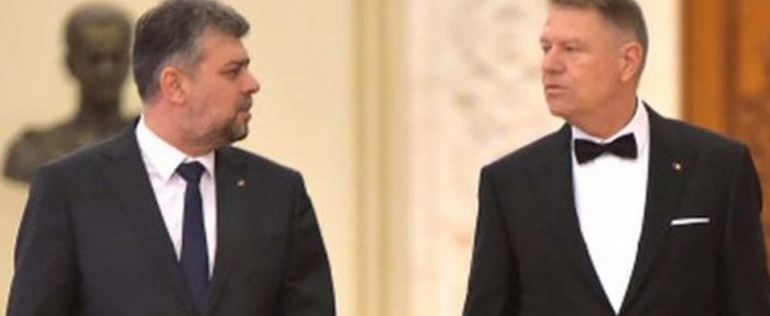 Marcel Ciolacu & Klaus Iohannis