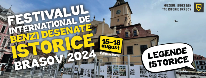 FESTIVALUL INTERNAȚIONAL DE BENZI DESENATE ISTORICE – BRAȘOV 2024 cover-FBDI-BV-2024-02