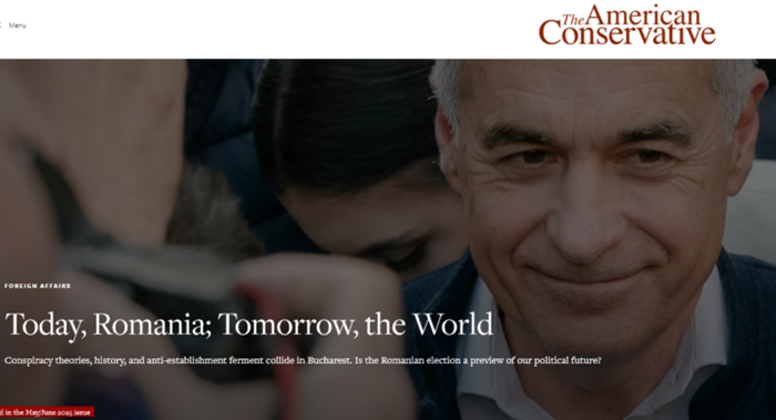 CALIN GEORGESCU - presa usa