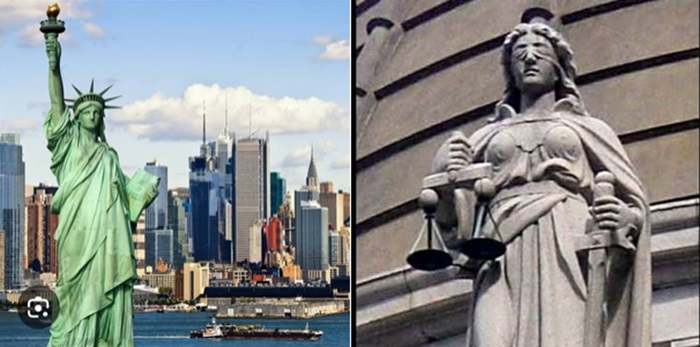 STAUIA LIBERTĂȚII & STATUIA JUSTIȚIEI