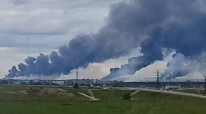 RUSIA - AERODROM BOMBARDAT