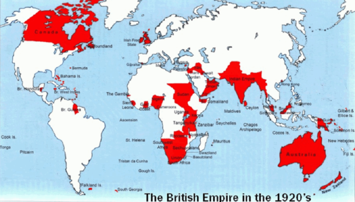 ANGLIA - IMPERIUL BRITANIC - 1920