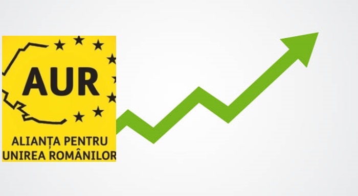 Rise Up. Rising polygonal arrow green color. Stock illustration.