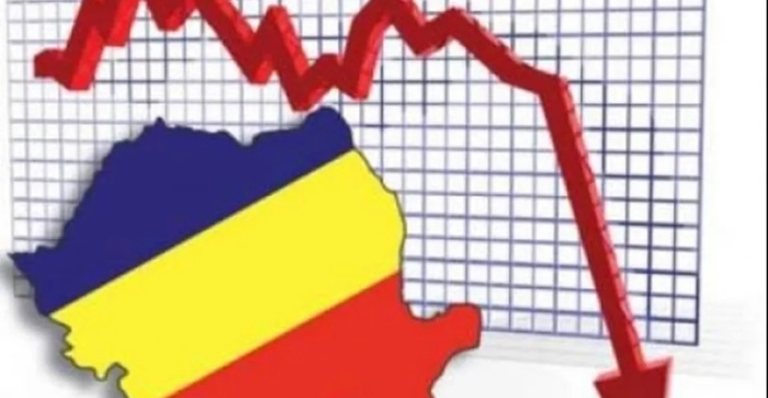 SCADERE ECONOMICA RO - SAGEATA JOS